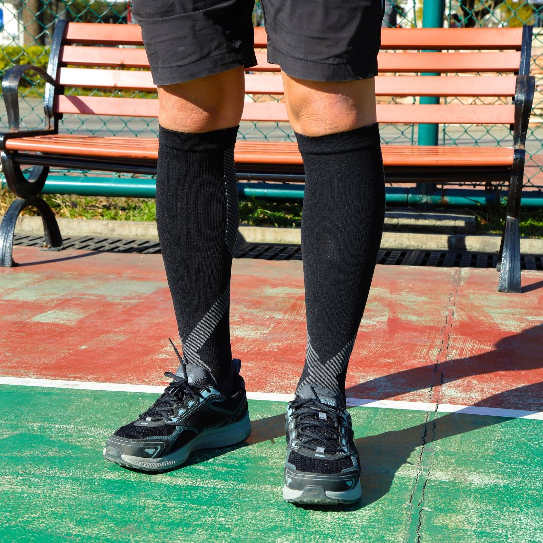 Kinetix Compression Socks - Black - Image 6