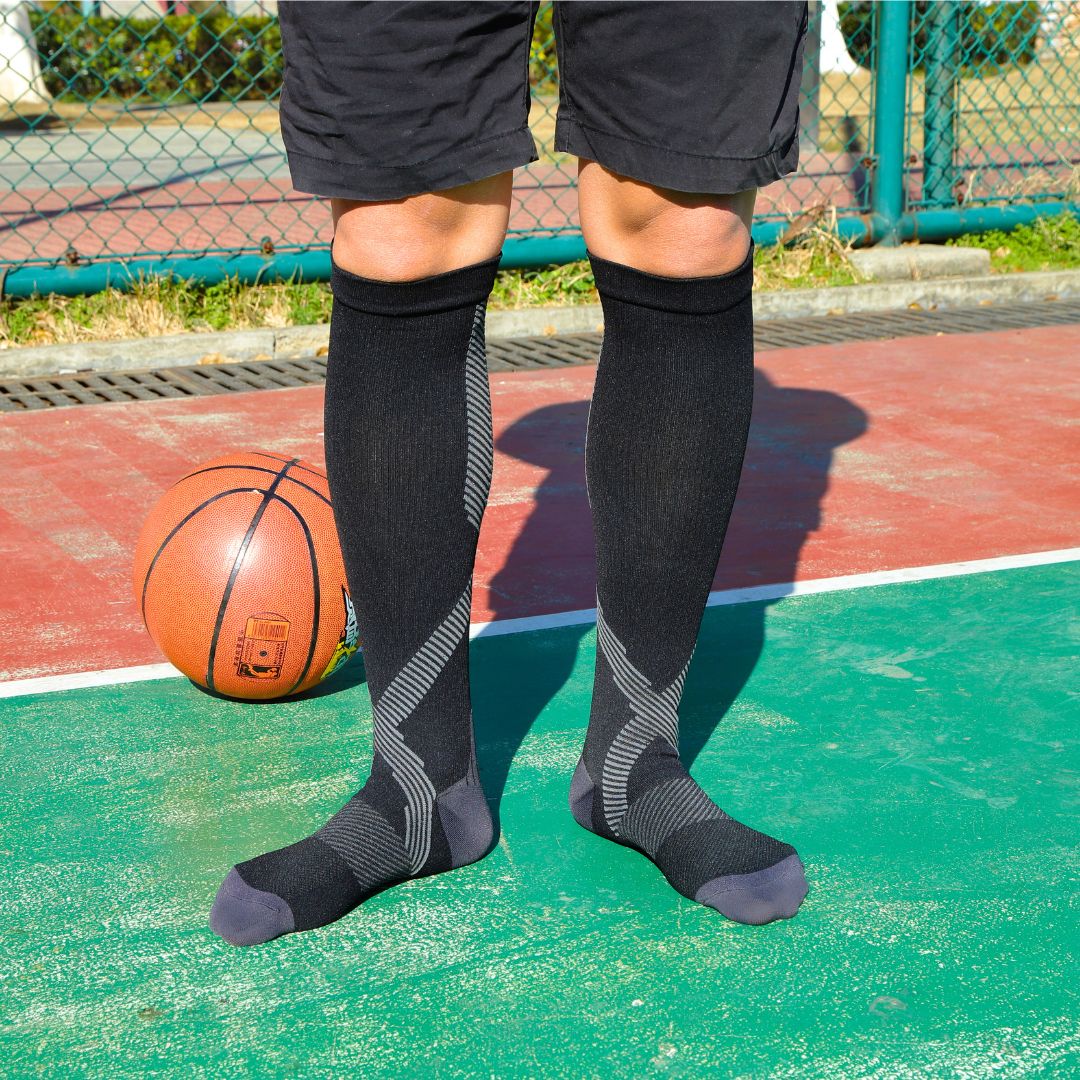 Kinetix Compression Socks - Black - Image 7